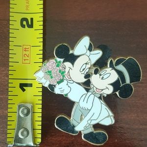 Disney Mickey Carrying Minnie Wedding Pin